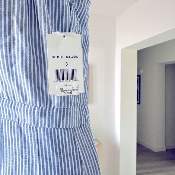 Floral Embroidered Maxi Dress DILLARDS - Picture 4 of 5